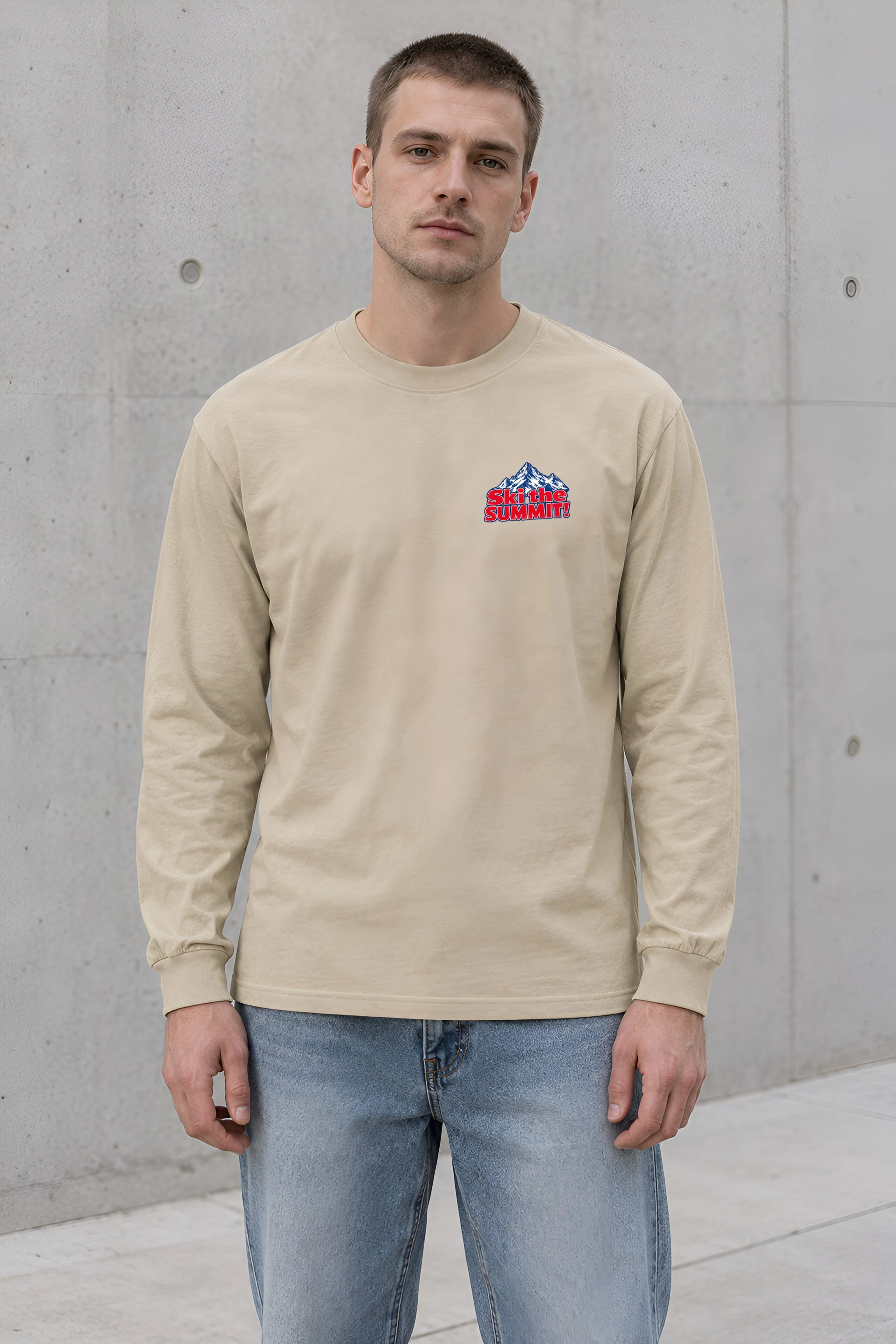 "Ski The Summit" Unisex Longsleeve T-shirt