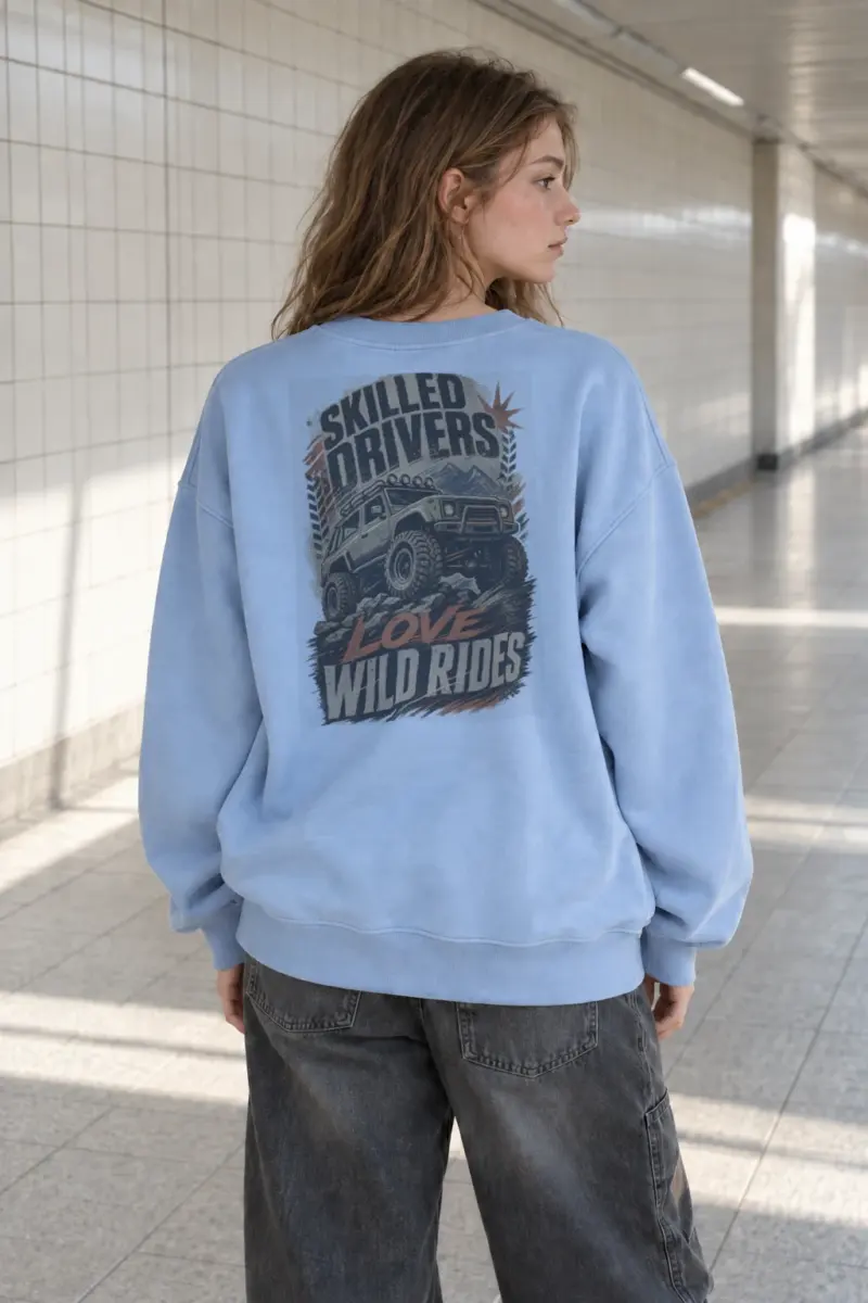 "Skilled Drivers" Heavy Blend Unisex Crewneck Sweatshirt | Gildan 18000