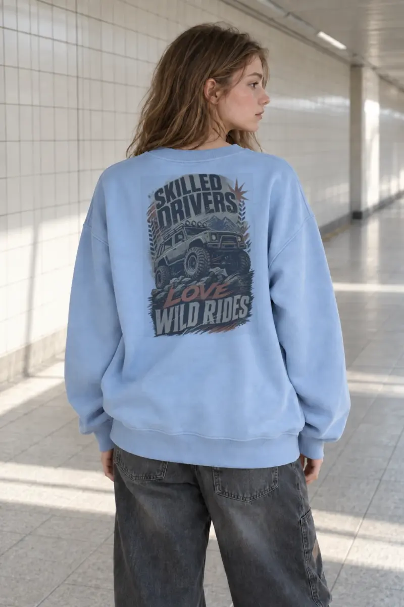 "Skilled Drivers" Heavy Blend Unisex Crewneck Sweatshirt | Gildan 18000