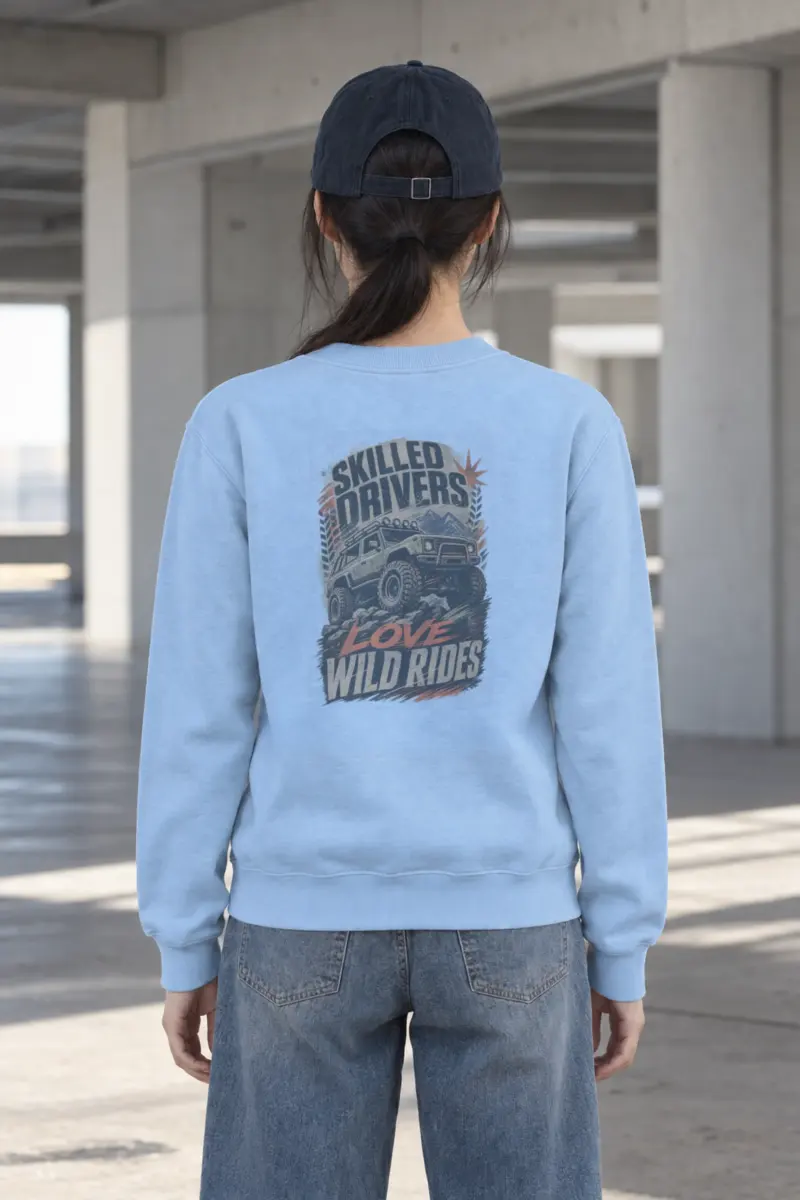 "Skilled Drivers" Heavy Blend Unisex Crewneck Sweatshirt