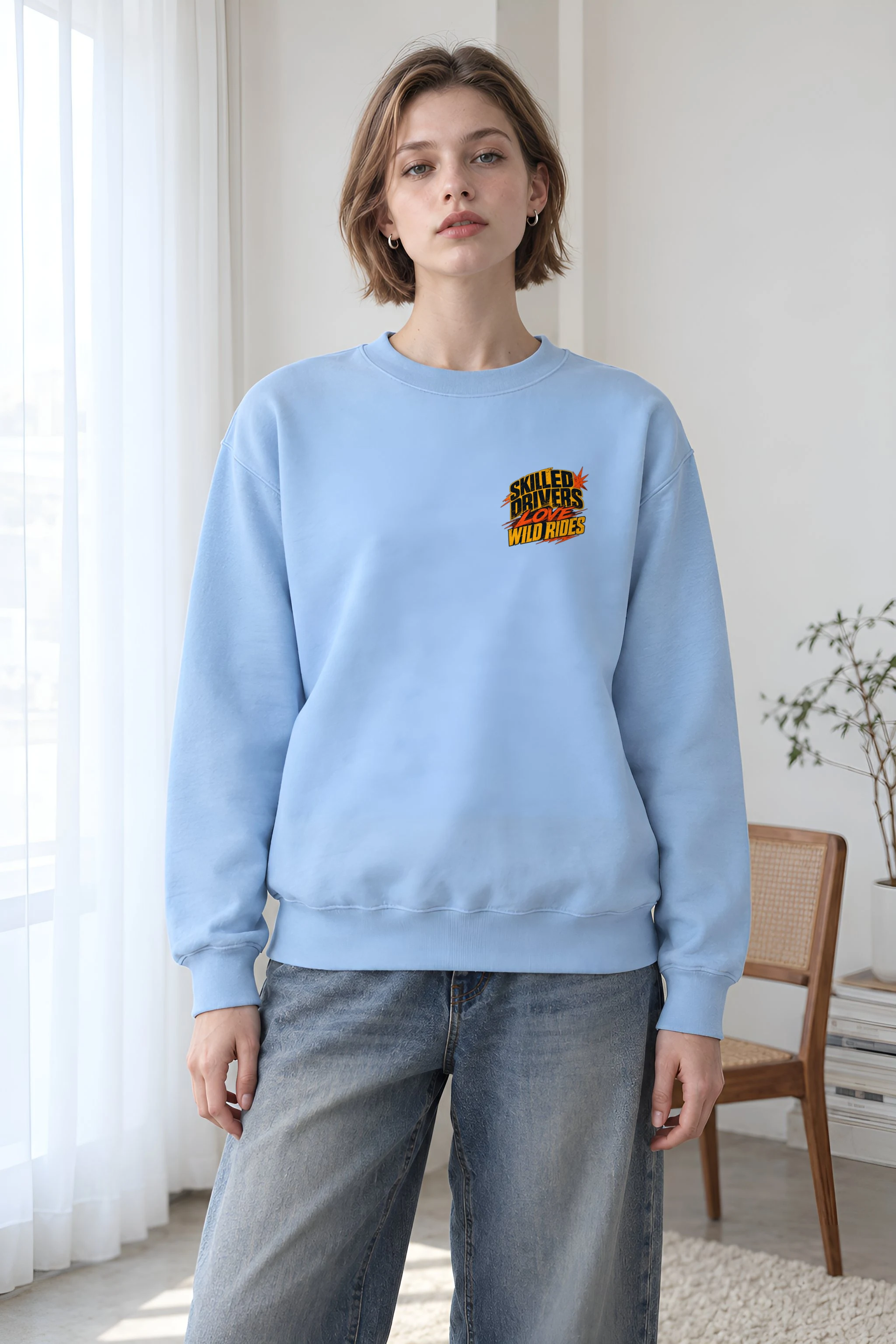"Skilled Drivers" Heavy Blend Unisex Crewneck Sweatshirt