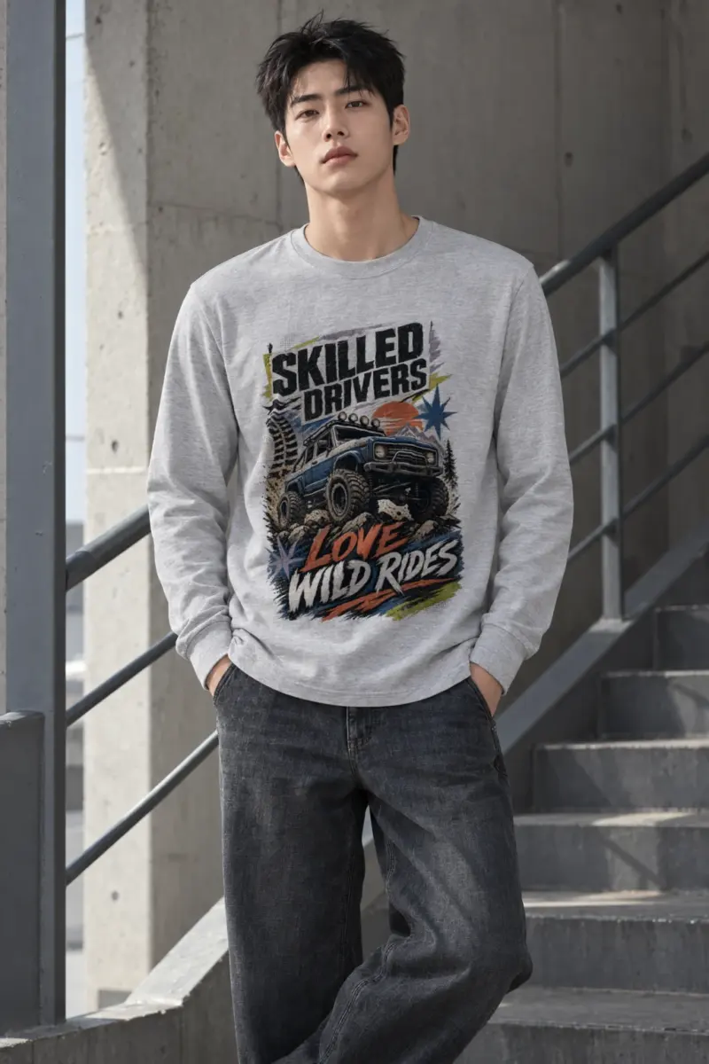 "Skilled Drivers Love Wild Rides" Unisex Longsleeve T-shirt