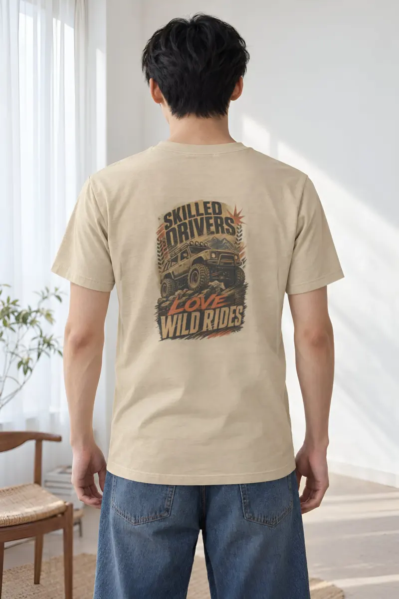 "Skilled Drivers Wild Rides" Heavyweight Unisex Crewneck T-shirt