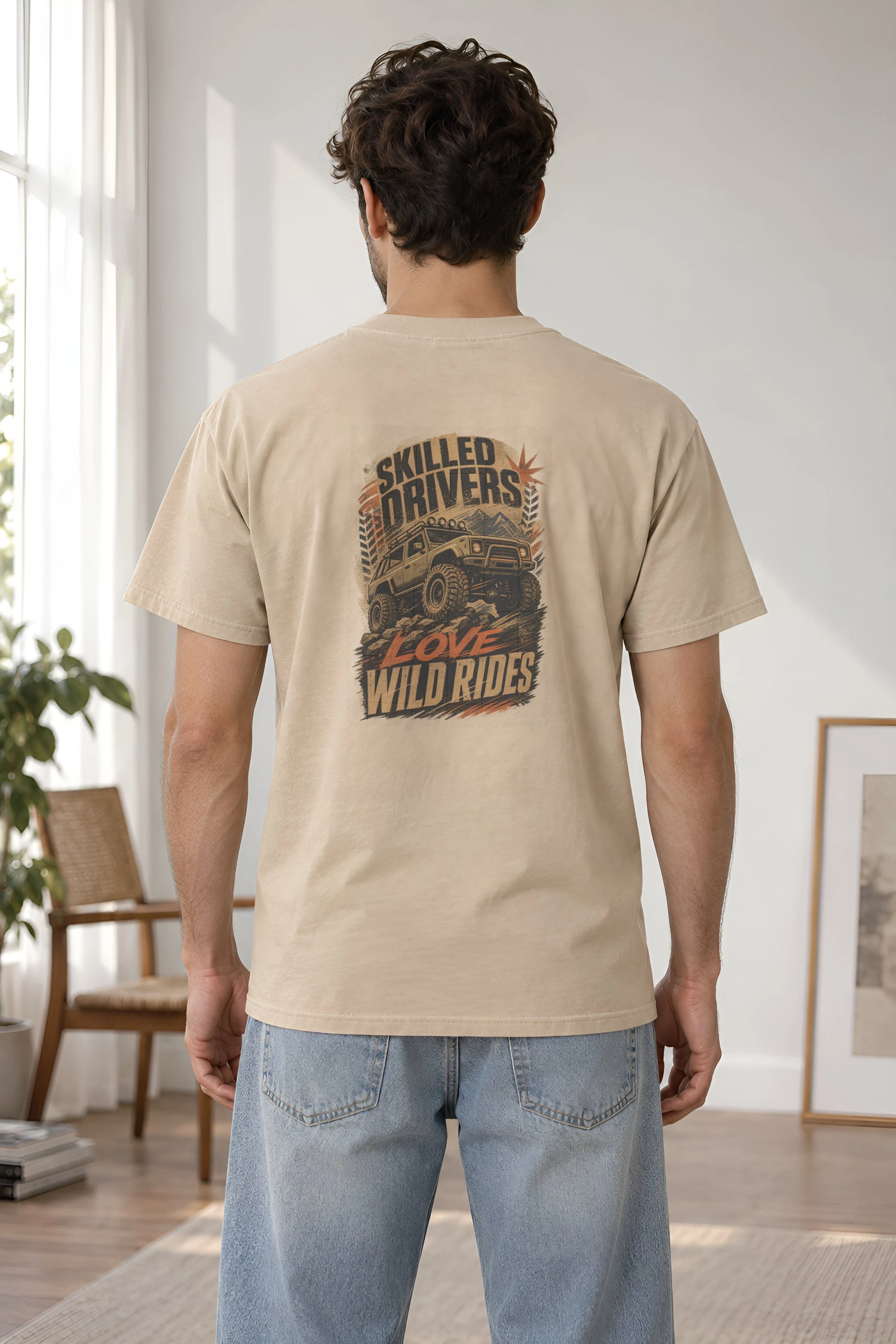 "Skilled Drivers Wild Rides" Heavyweight Unisex Crewneck T-shirt