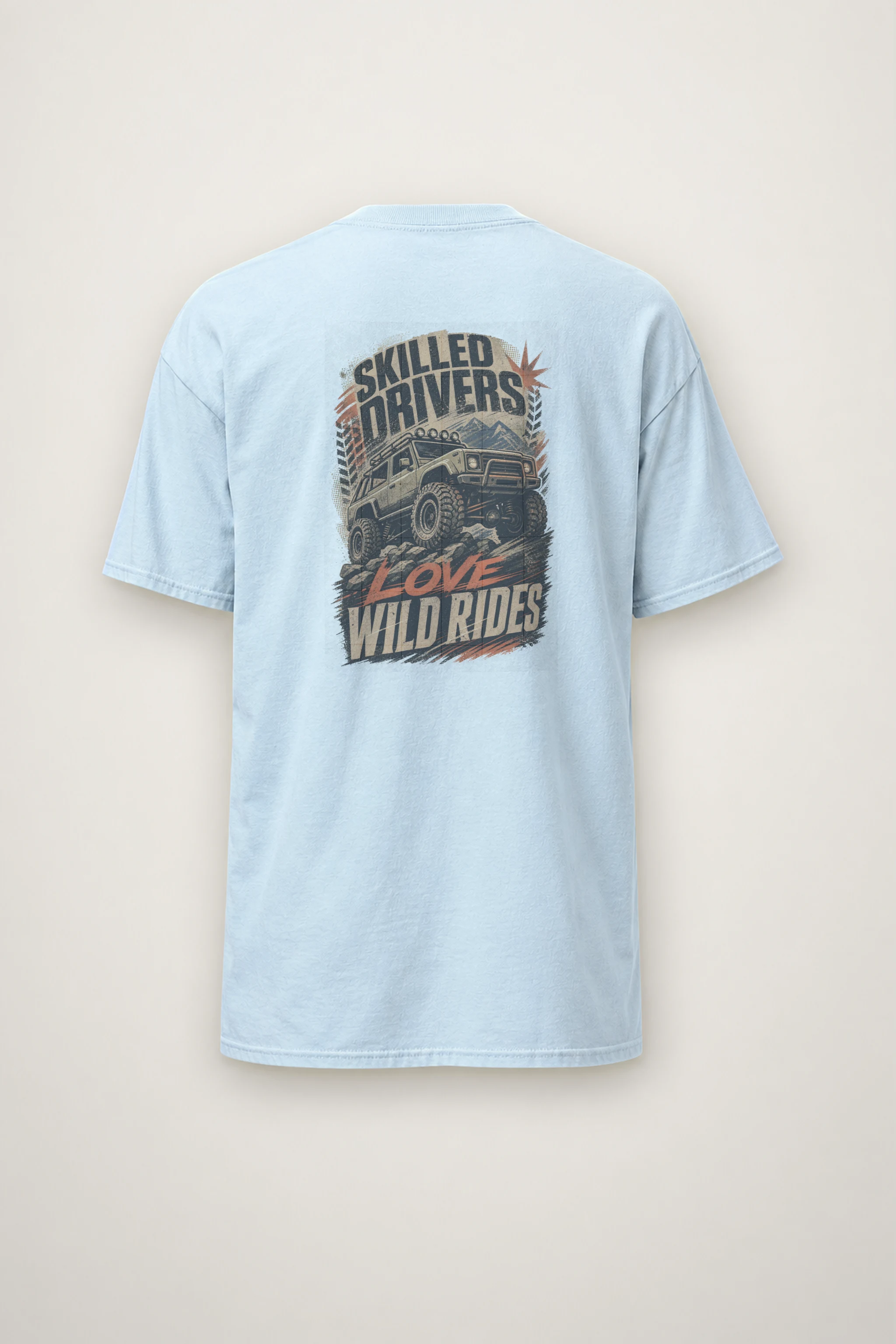 "Skilled Drivers Wild Rides" Heavyweight Unisex Crewneck T-shirt