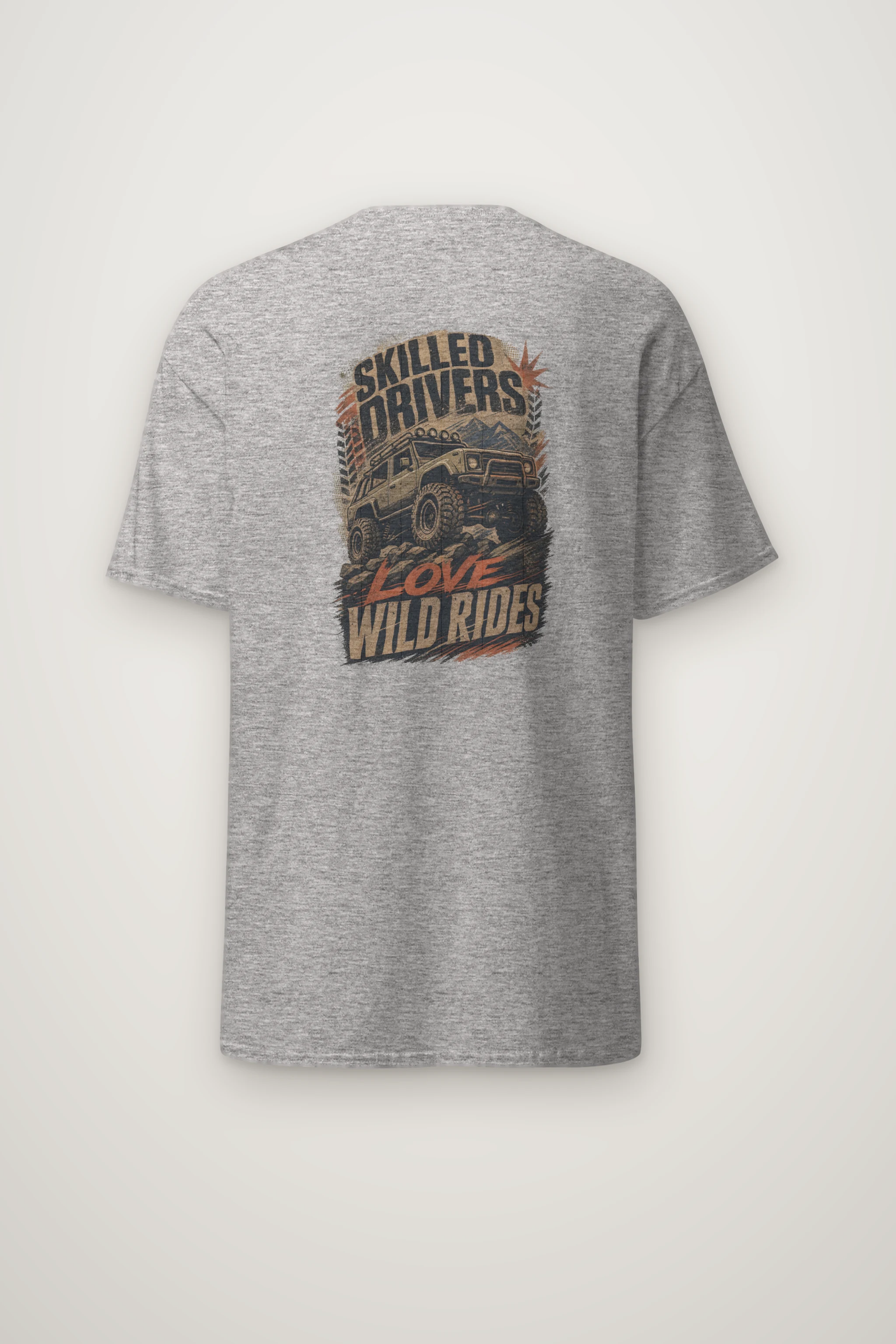 "Skilled Drivers Wild Rides" Heavyweight Unisex Crewneck T-shirt