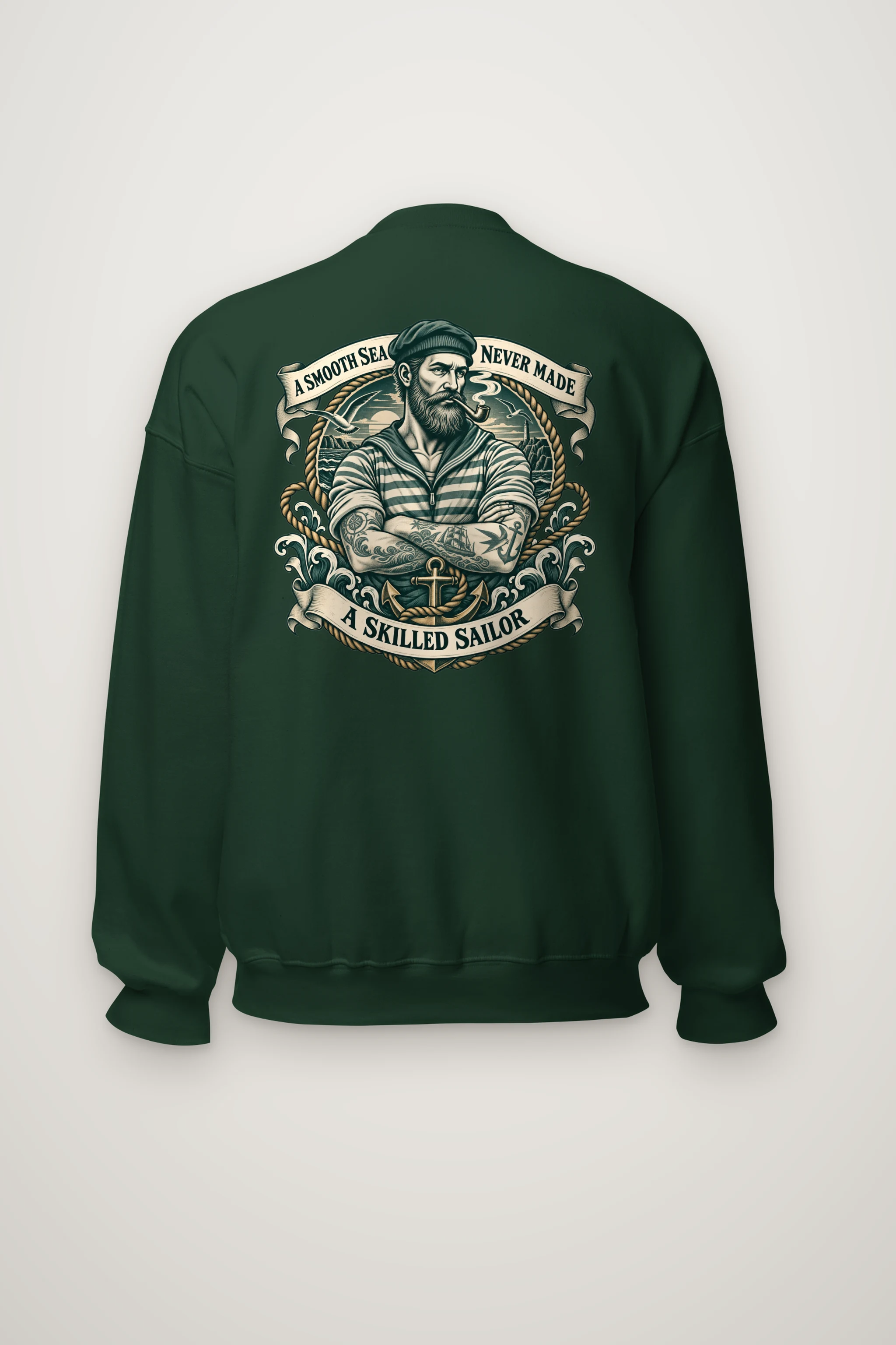 "Skilled Sailor" Heavy Blend Unisex Crewneck Sweatshirt