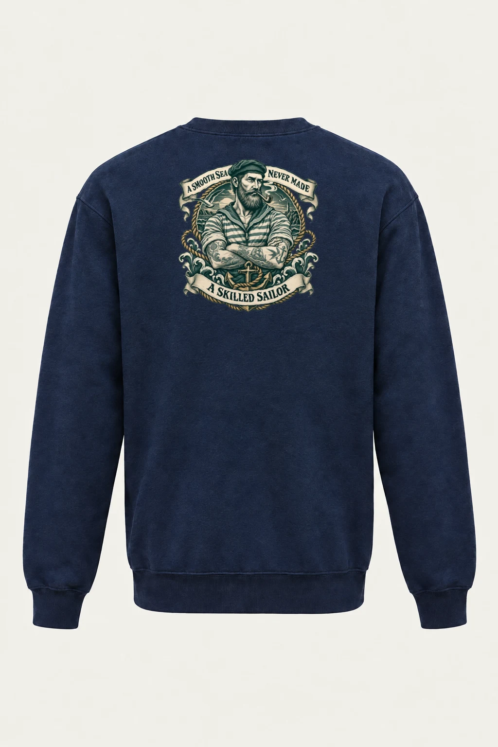 "Skilled Sailor" Heavy Blend Unisex Crewneck Sweatshirt | Gildan 18000