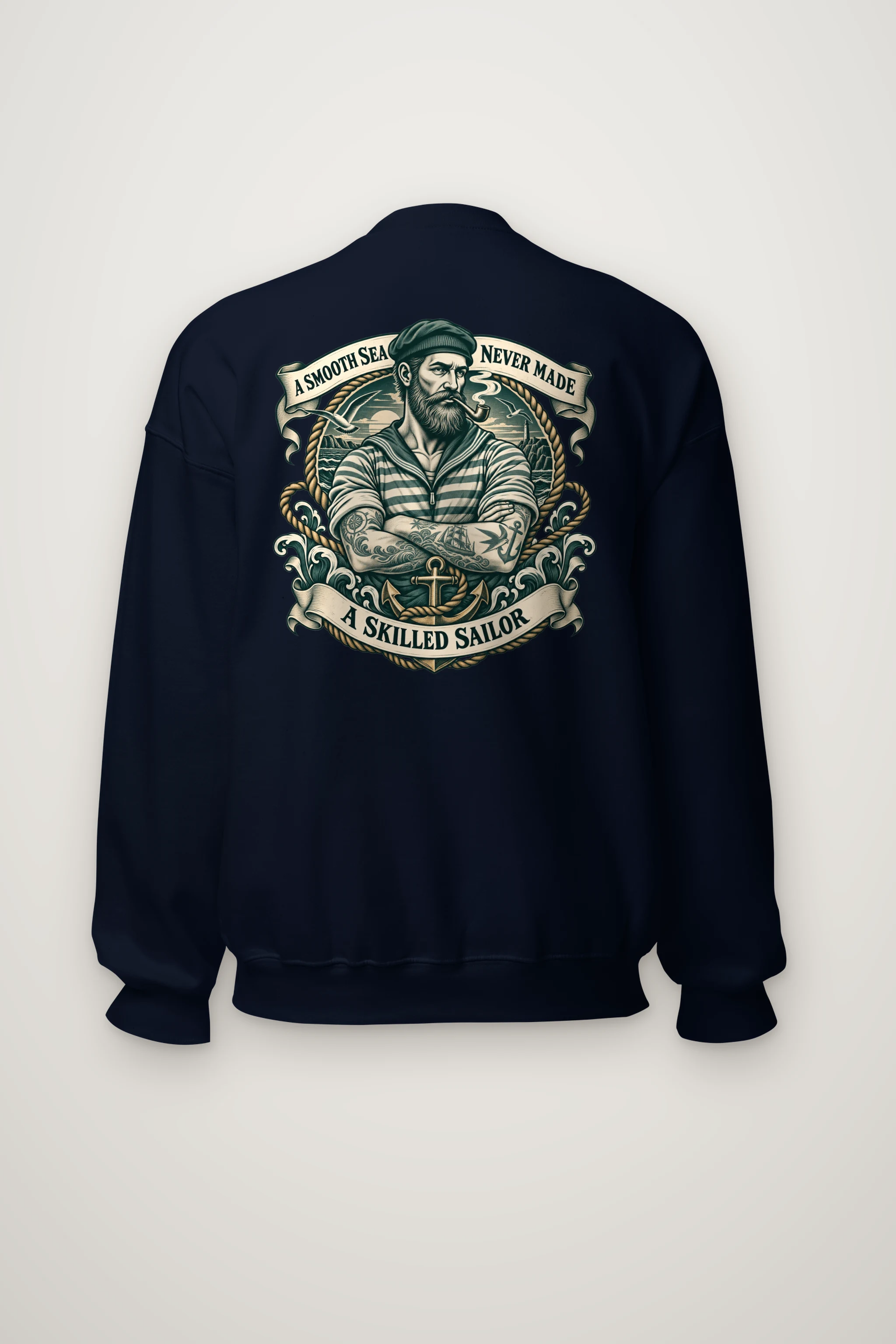 "Skilled Sailor" Heavy Blend Unisex Crewneck Sweatshirt