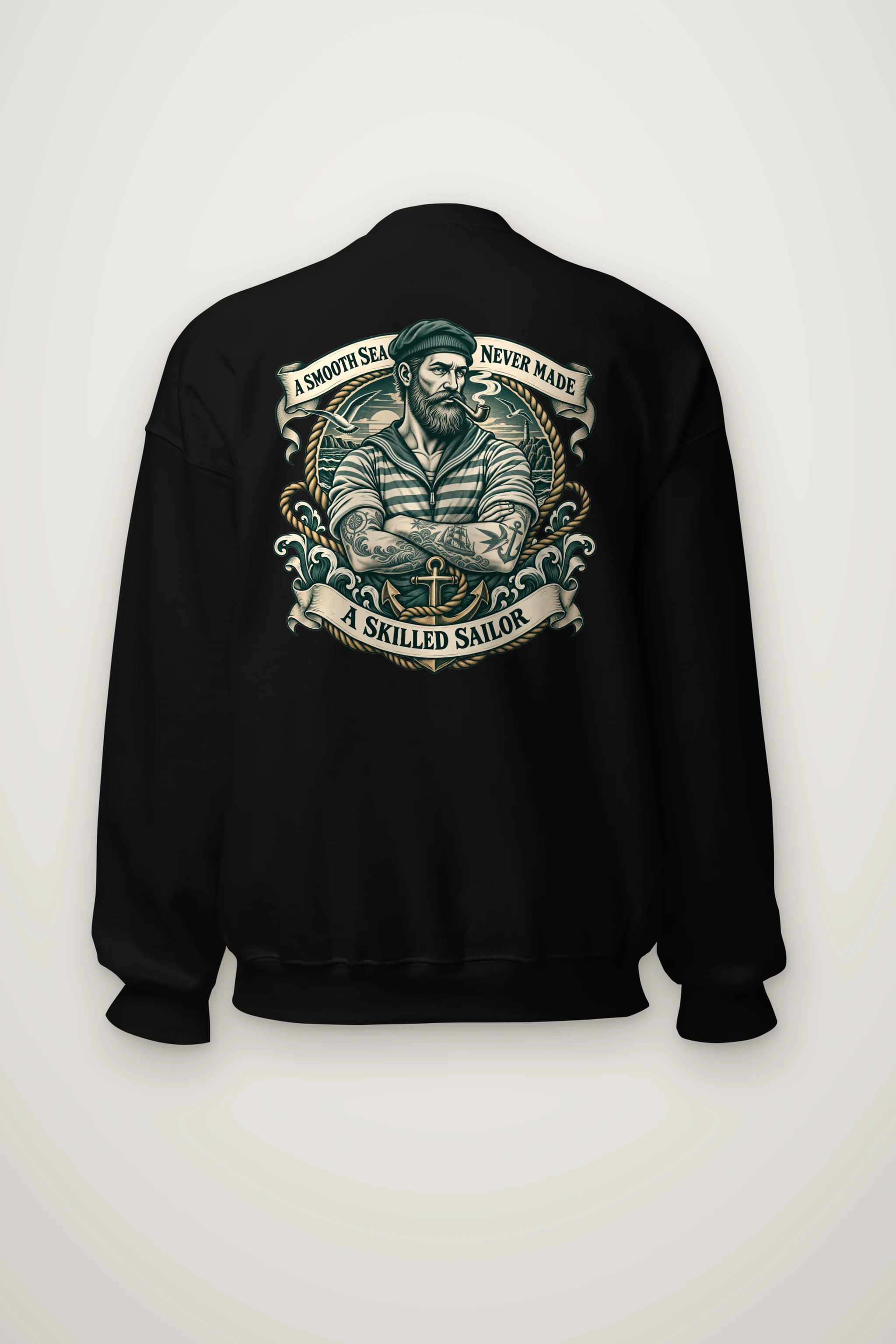"Skilled Sailor" Heavy Blend Unisex Crewneck Sweatshirt