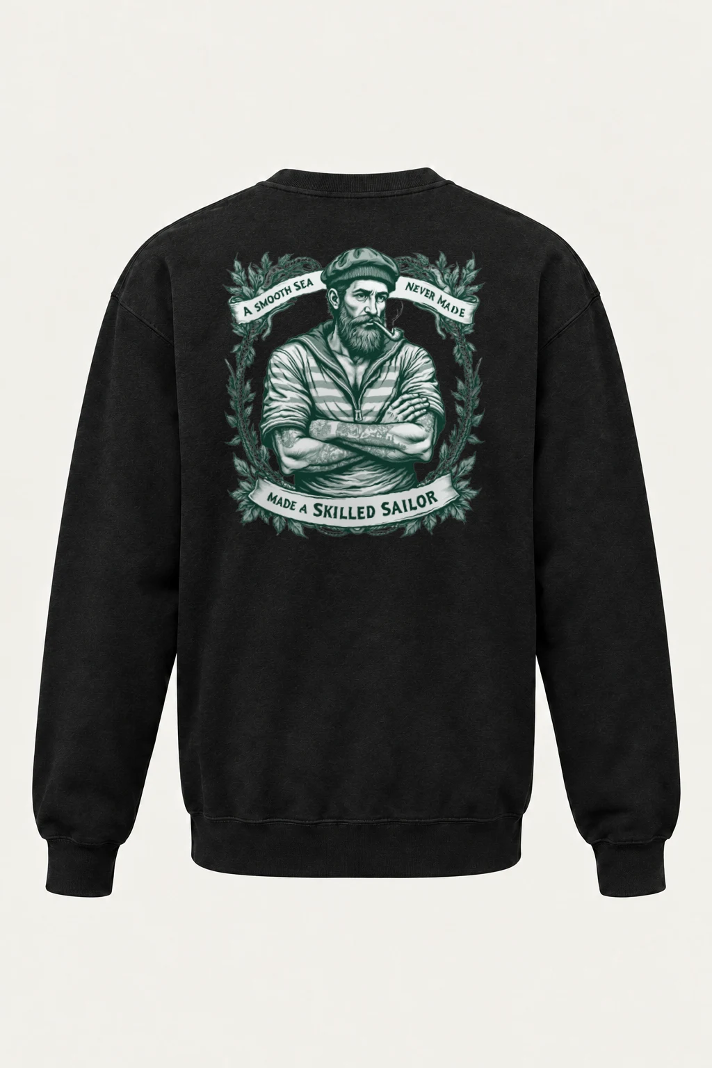 "Skilled Sailor" Heavy Blend Unisex Crewneck Sweatshirt | Gildan 18000
