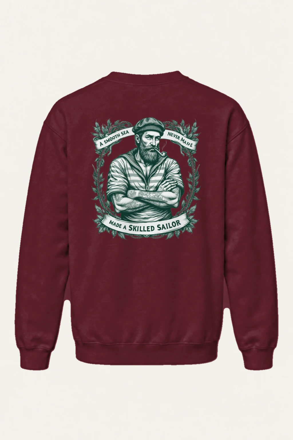 "Skilled Sailor" Heavy Blend Unisex Crewneck Sweatshirt | Gildan 18000