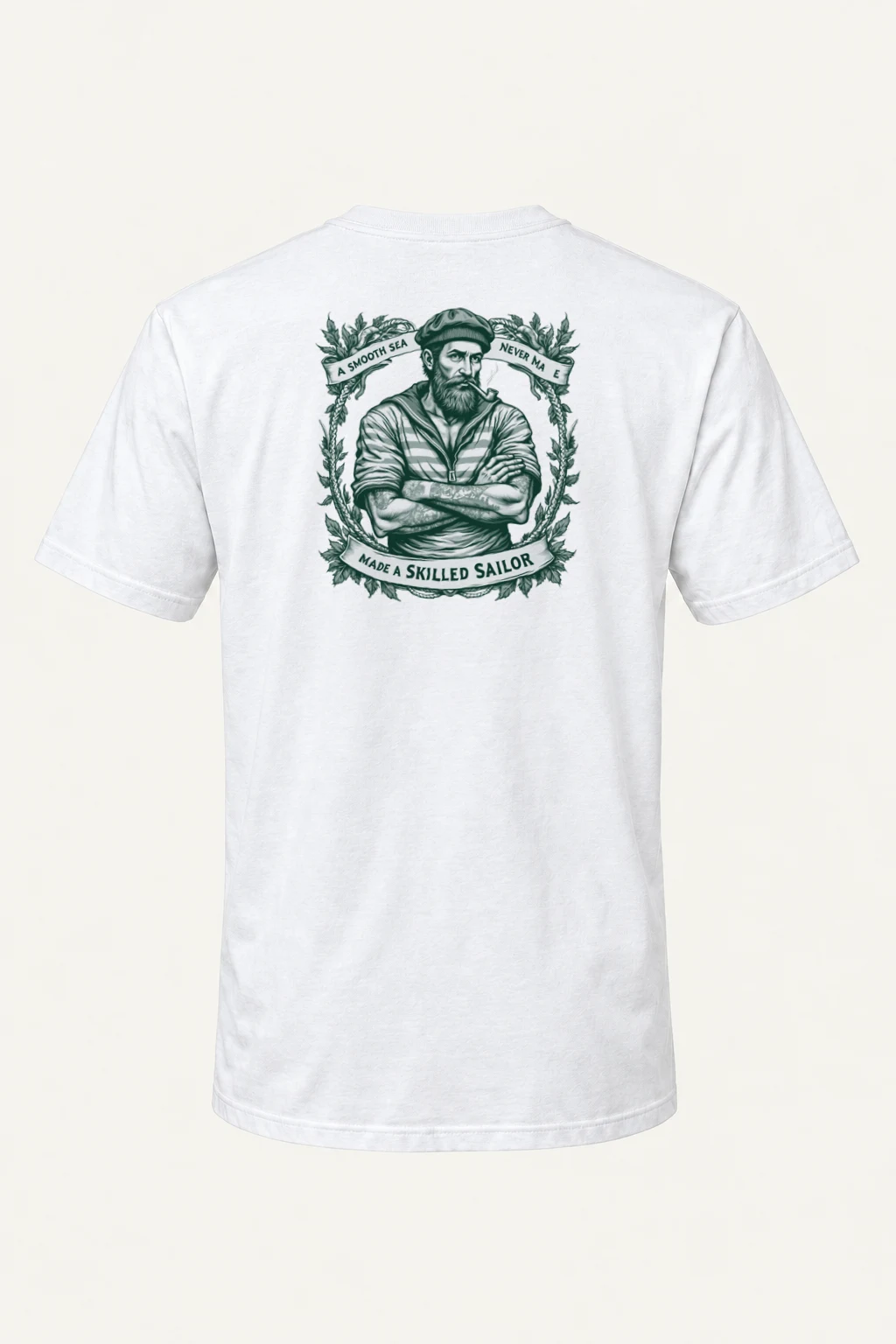 "Skilled Sailor" Heavyweight Unisex Crewneck T-shirt | Gildan 5000