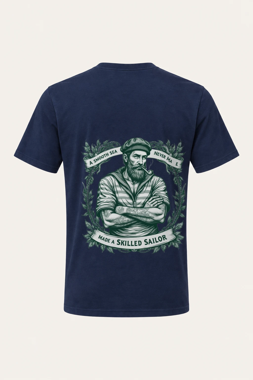 "Skilled Sailor" Heavyweight Unisex Crewneck T-shirt | Gildan 5000