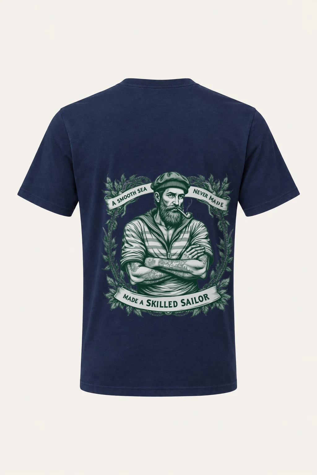"Skilled Sailor" Heavyweight Unisex Crewneck T-shirt | Gildan 5000