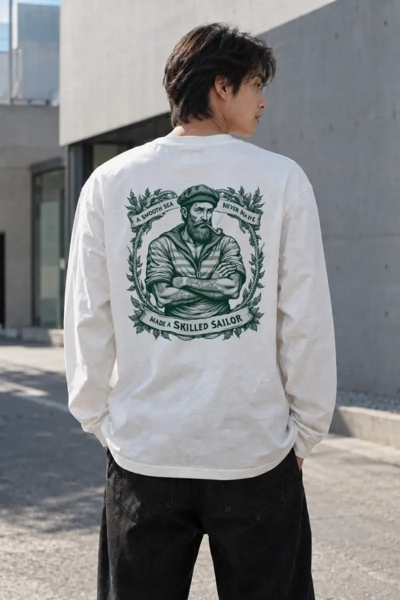 "Skilled Sailor" Unisex Longsleeve T-shirt | Gildan 2400