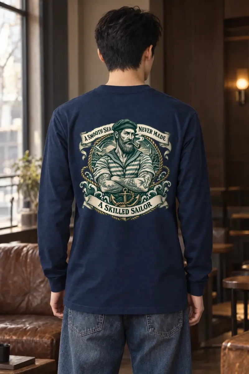 "Skilled Sailor" Unisex Longsleeve T-shirt
