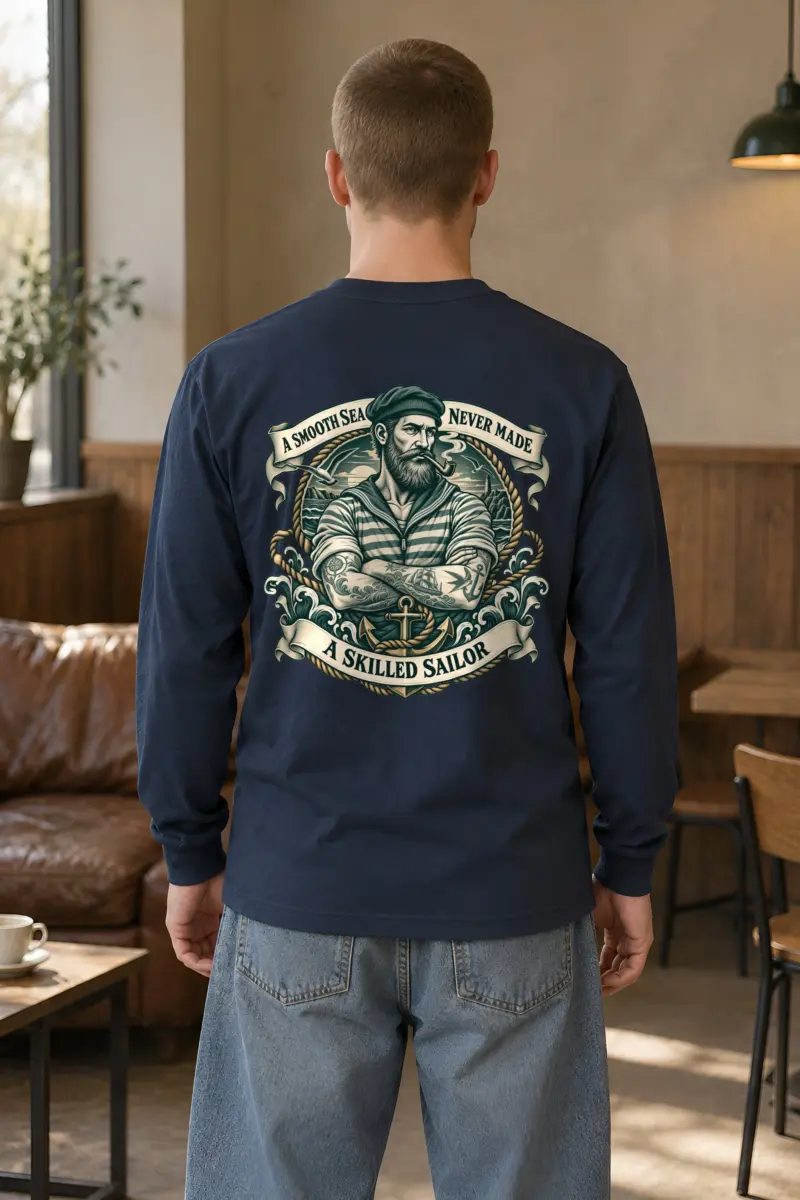 "Skilled Sailor" Unisex Longsleeve T-shirt