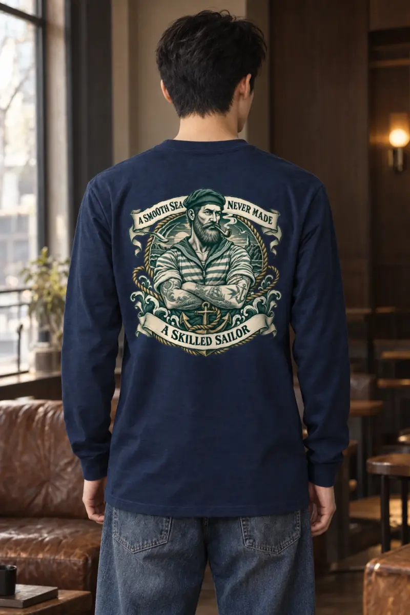 "Skilled Sailor" Unisex Longsleeve T-shirt