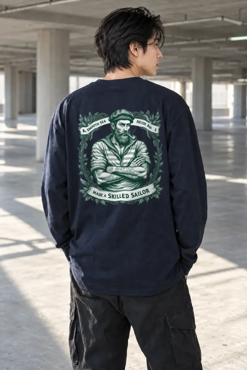 “Skilled Sailor” Unisex Longsleeve T-shirt | Gildan 2400