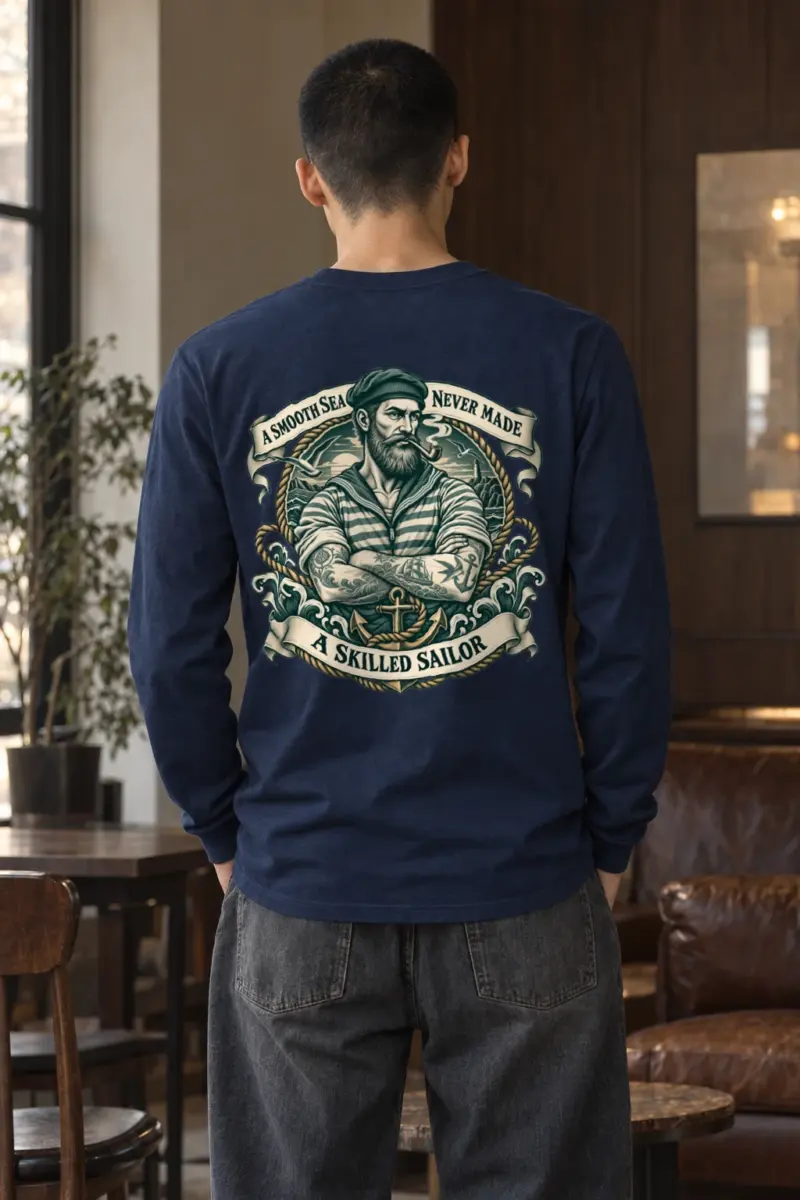"Skilled Sailor" Unisex Longsleeve T-shirt | Gildan 2400