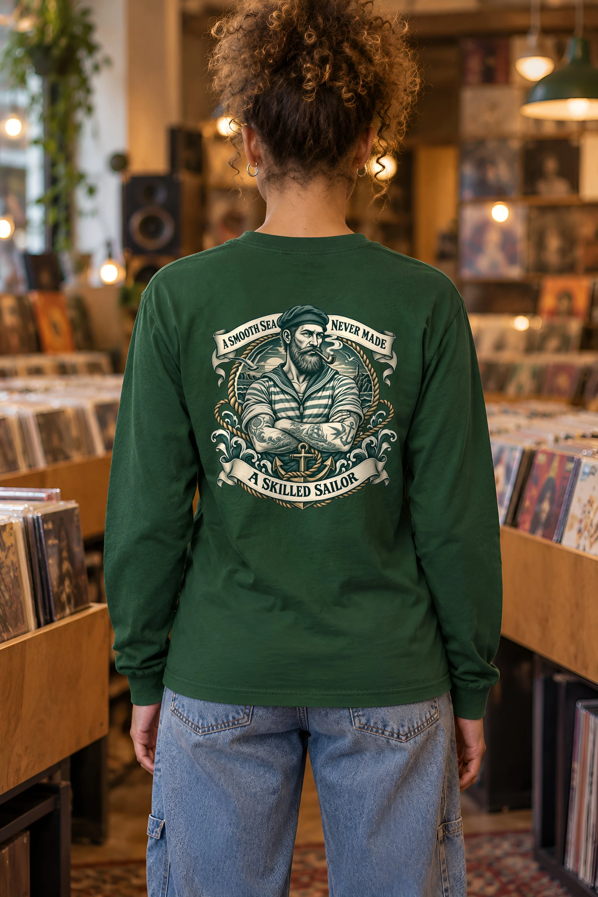 "Skilled Sailor" Unisex Longsleeve T-shirt