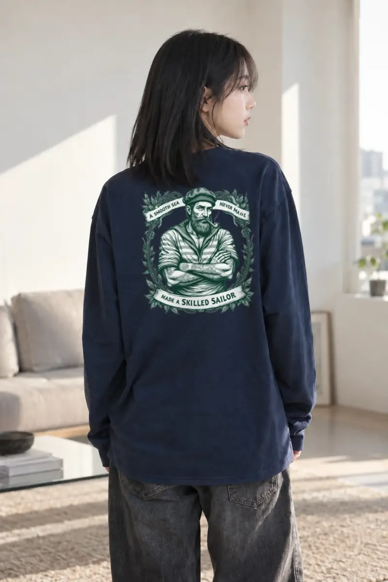"Skilled Sailor" Unisex Longsleeve T-shirt | Gildan 2400