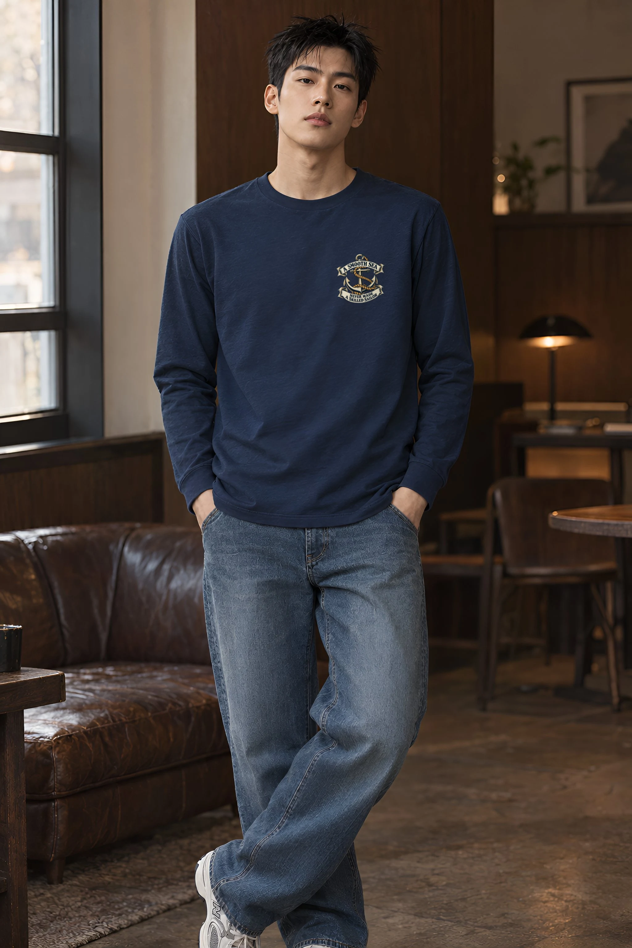 "Skilled Sailor" Unisex Longsleeve T-shirt
