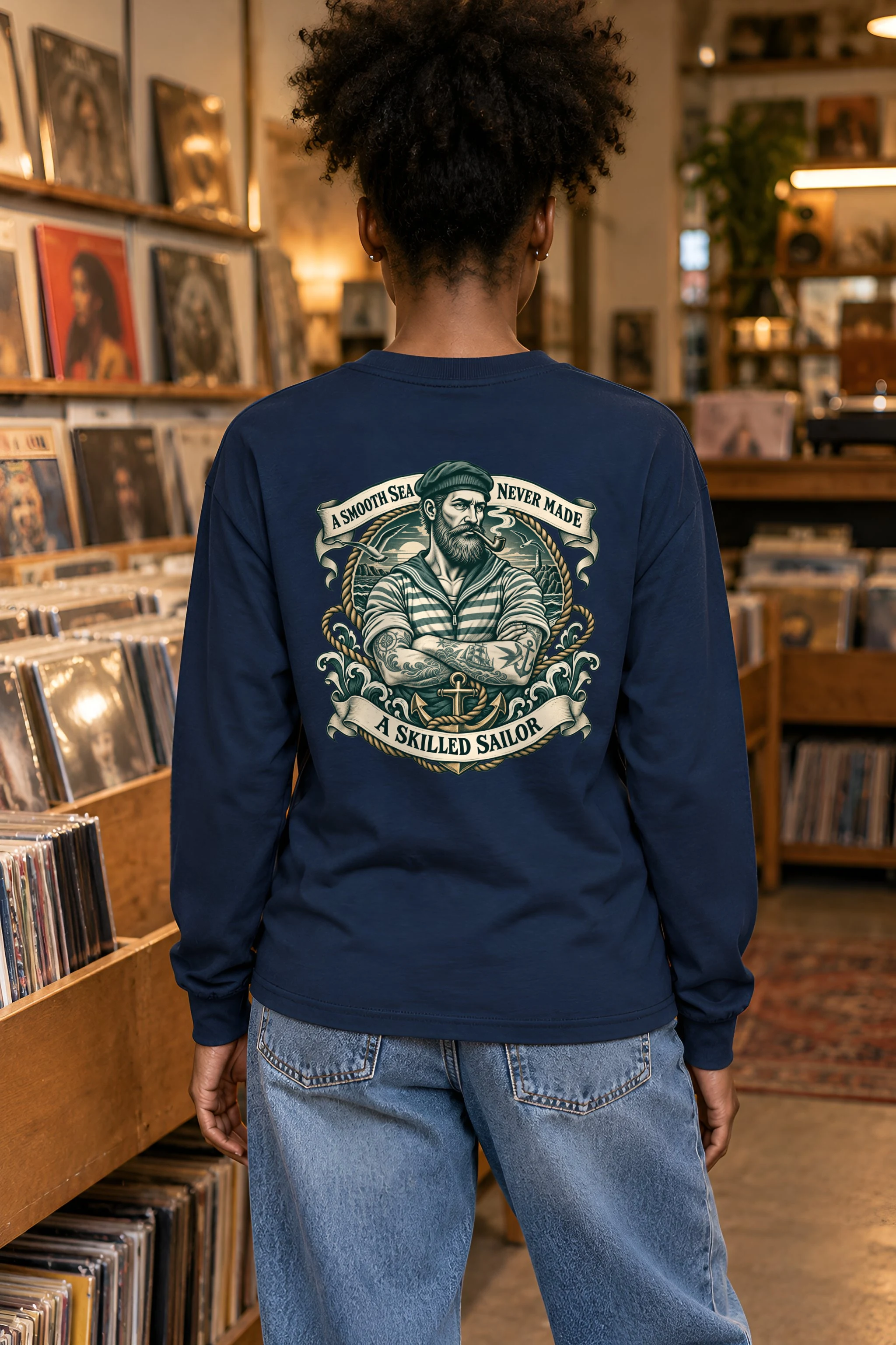 "Skilled Sailor" Unisex Longsleeve T-shirt