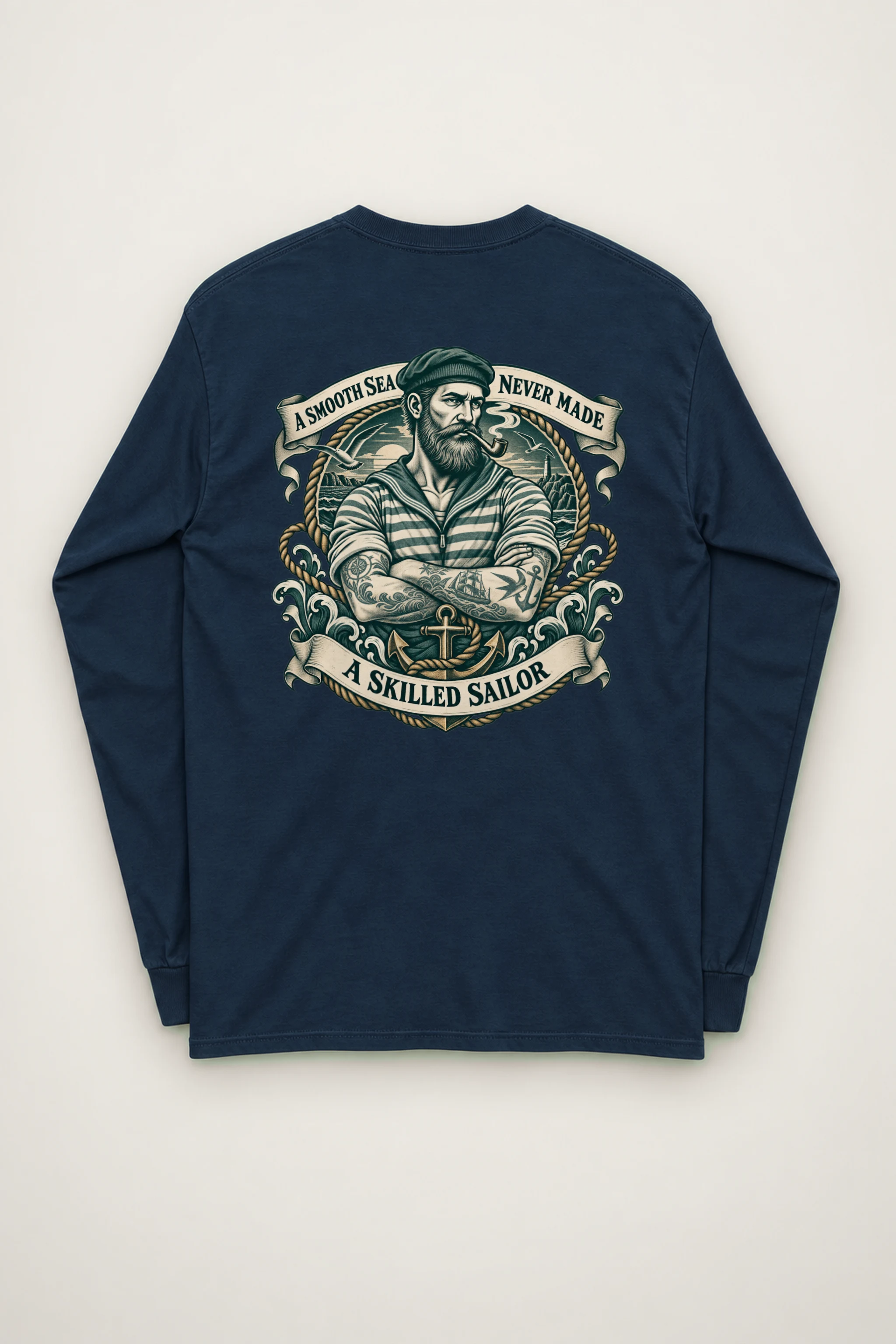 "Skilled Sailor" Unisex Longsleeve T-shirt