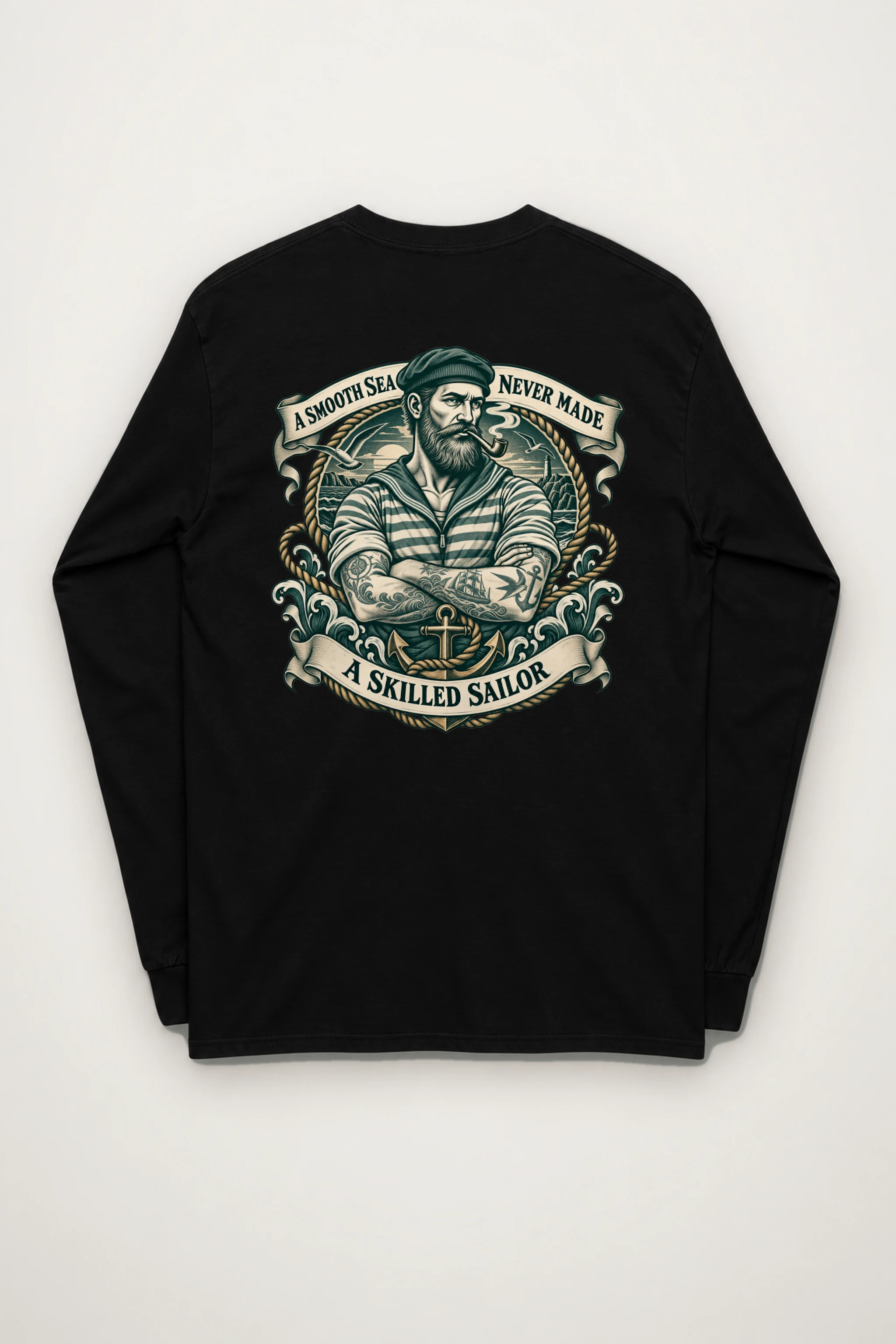 "Skilled Sailor" Unisex Longsleeve T-shirt