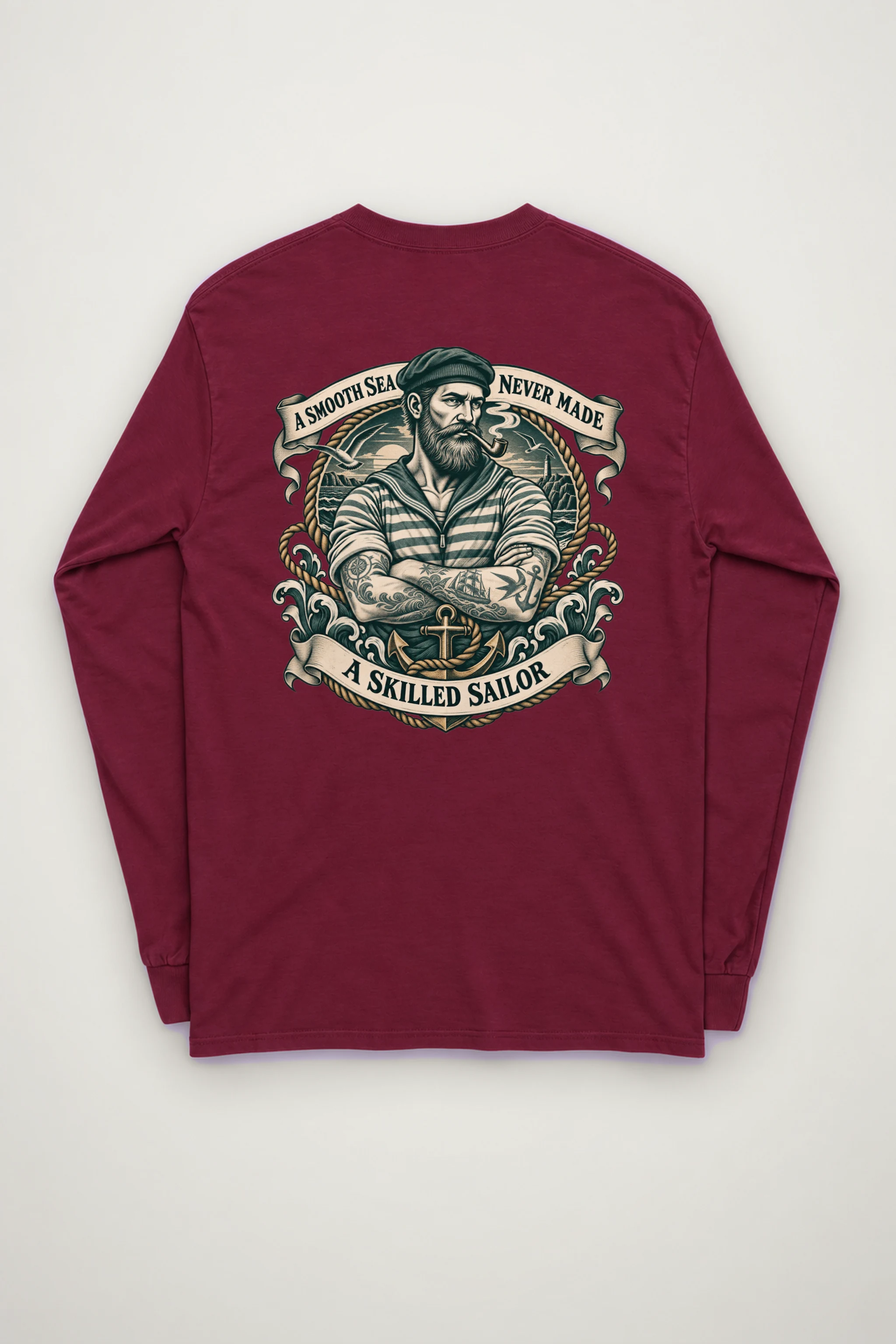 "Skilled Sailor" Unisex Longsleeve T-shirt