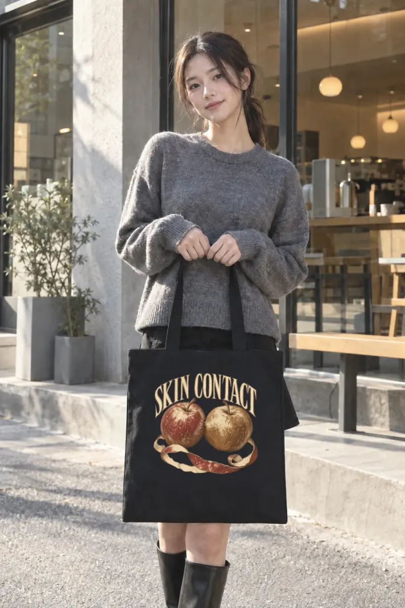 “Skin Contact” Classic Cotton Tote Bag
