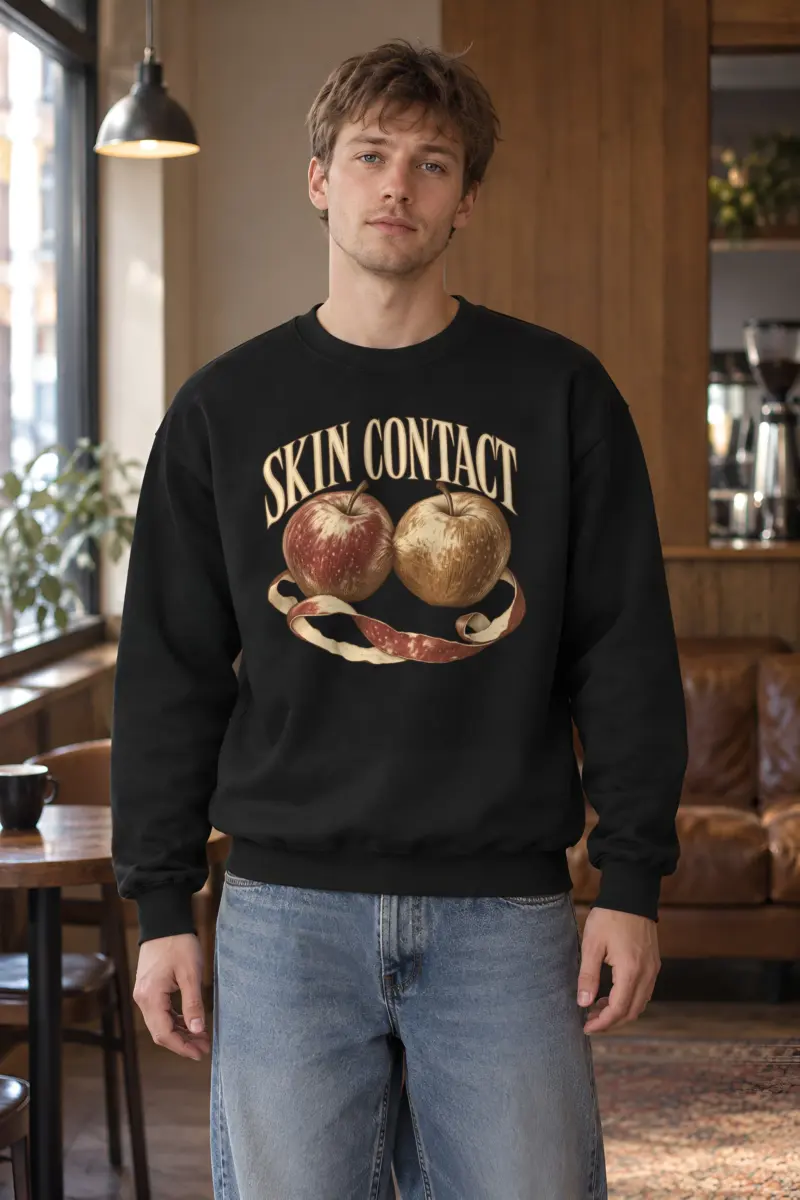 "Skin Contact" Heavy Blend Unisex Crewneck Sweatshirt