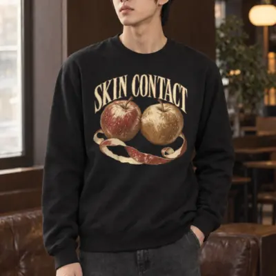 "Skin Contact" Heavy Blend Unisex Crewneck Sweatshirt | Gildan 18000
