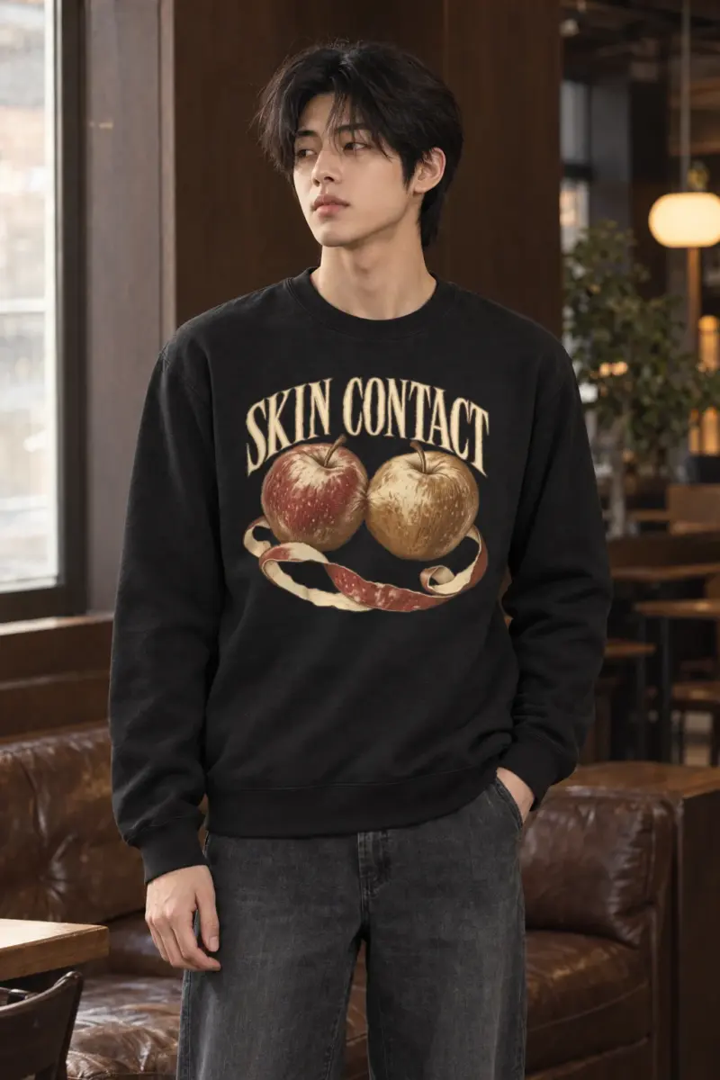 "Skin Contact" Heavy Blend Unisex Crewneck Sweatshirt