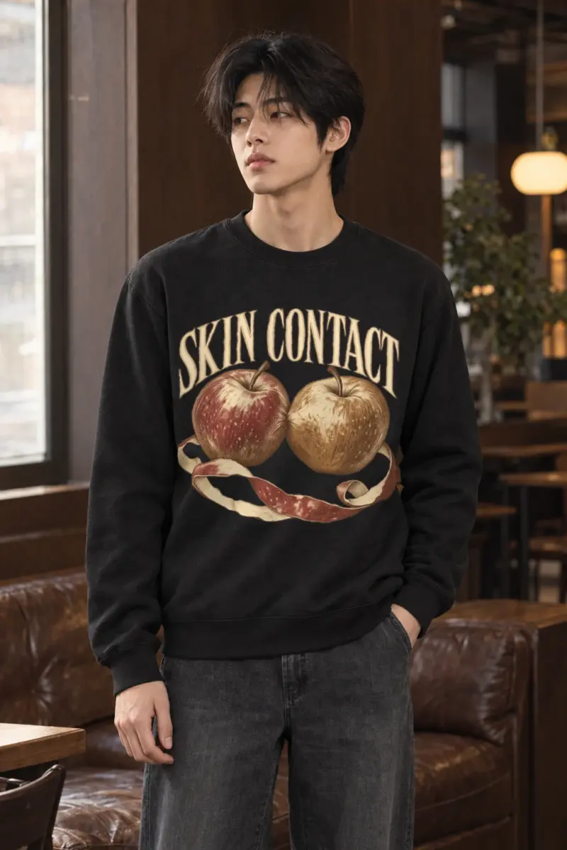 "Skin Contact" Heavy Blend Unisex Crewneck Sweatshirt