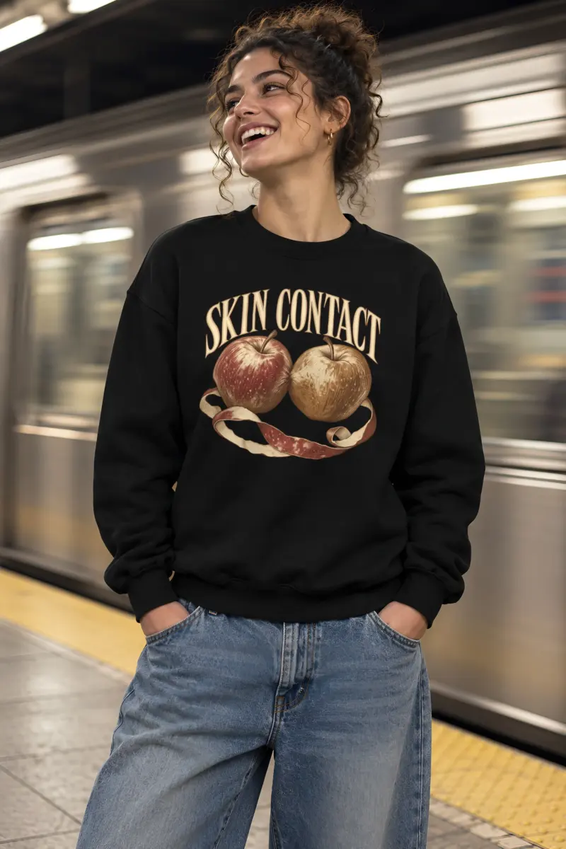 "Skin Contact" Heavy Blend Unisex Crewneck Sweatshirt