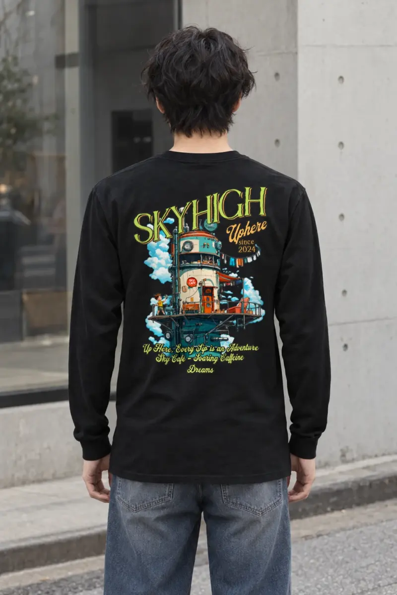 "Sky Cafe Dreams" Unisex Longsleeve T-shirt