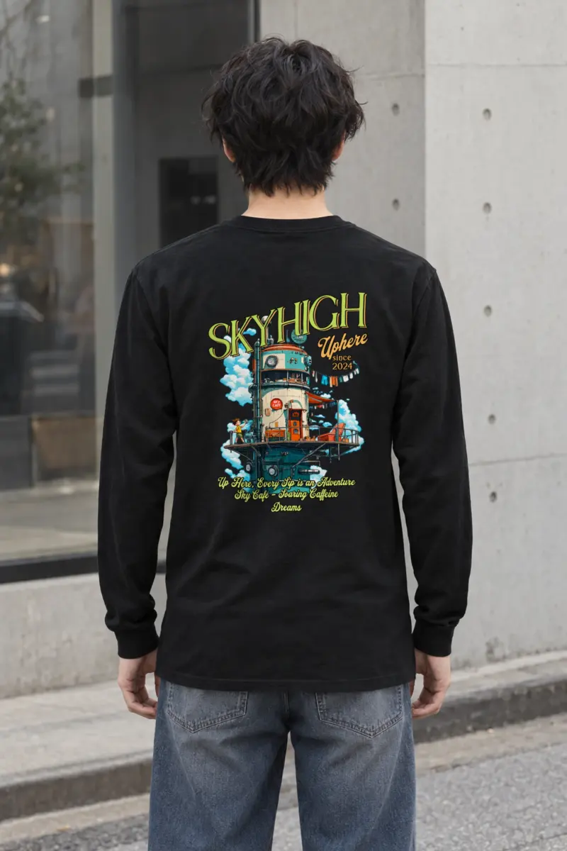 "Sky Cafe Dreams" Unisex Longsleeve T-shirt