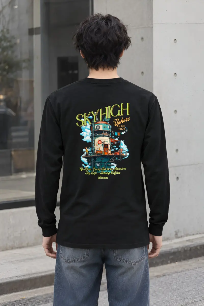 "Sky Cafe Dreams" Unisex Longsleeve T-shirt