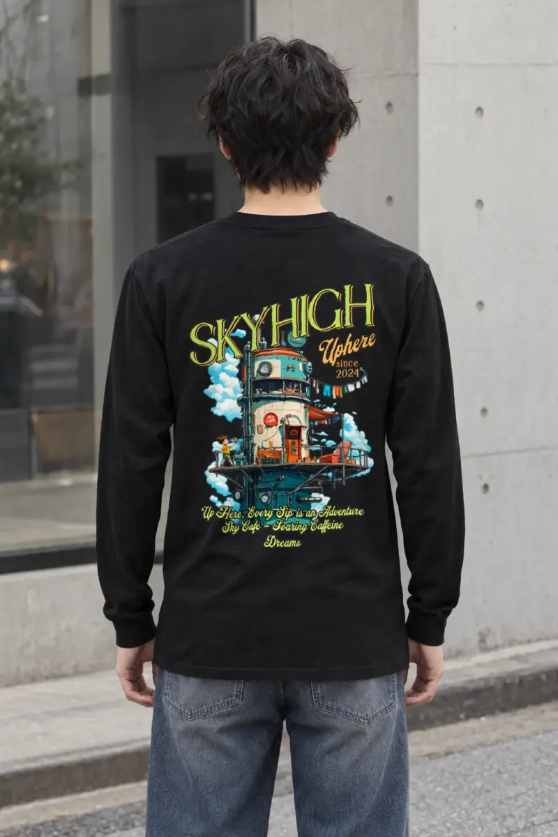 "Sky Cafe Dreams" Unisex Longsleeve T-shirt
