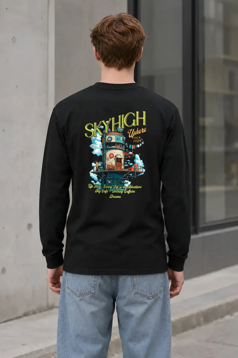 "Sky Cafe Dreams" Unisex Longsleeve T-shirt