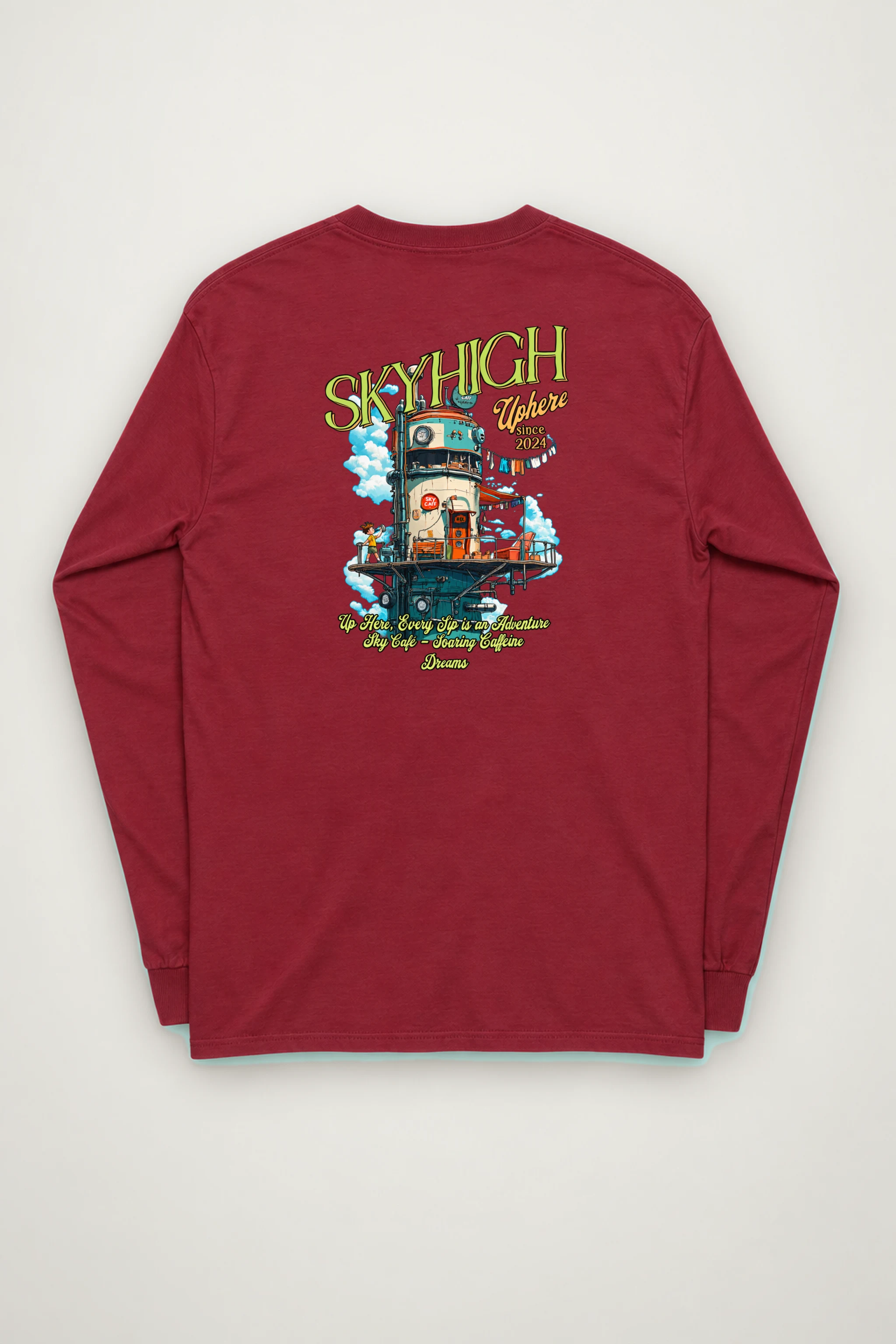 "Sky Cafe Dreams" Unisex Longsleeve T-shirt