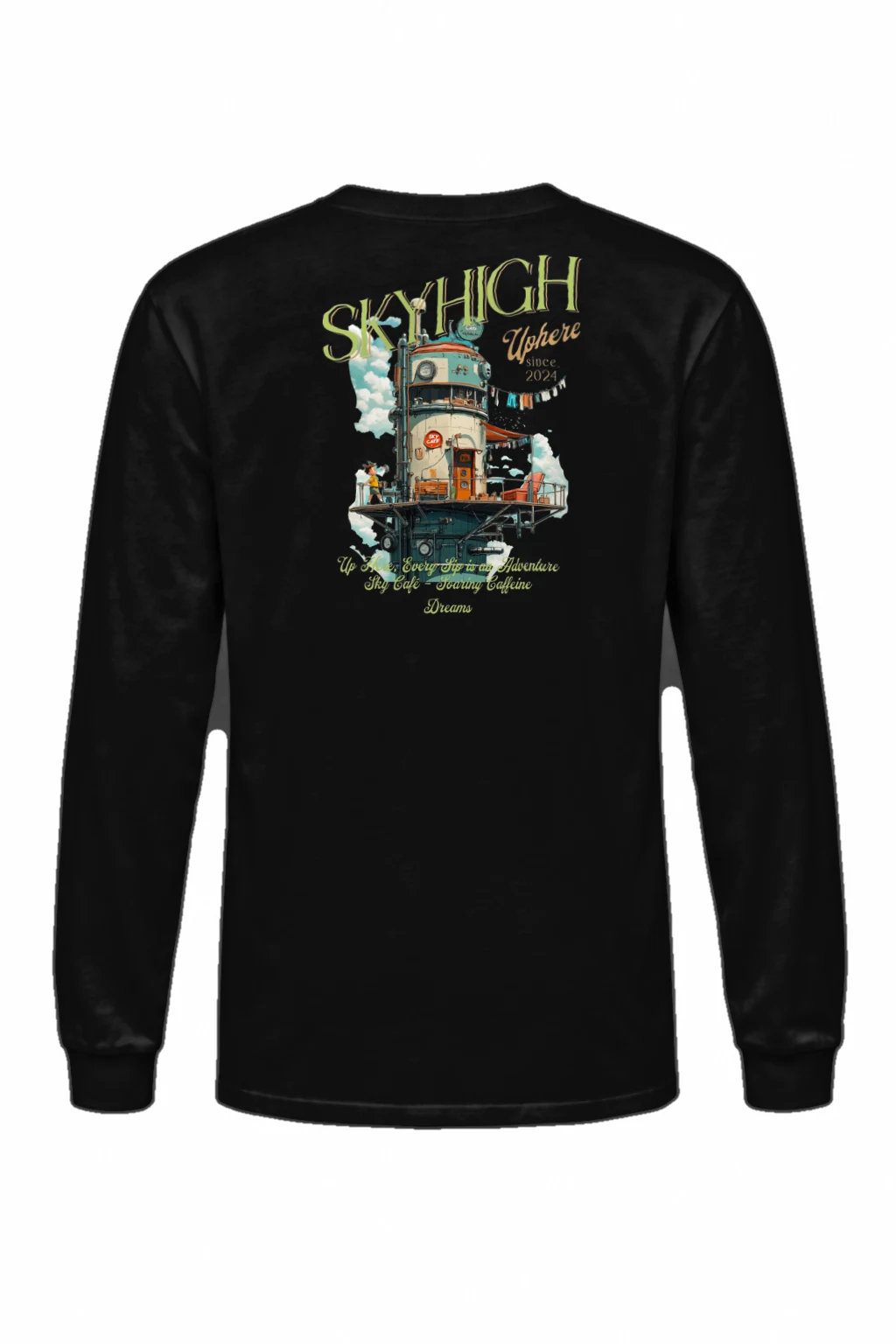 "Sky Cafe Dreams" Unisex Longsleeve T-shirt | Gildan 2400