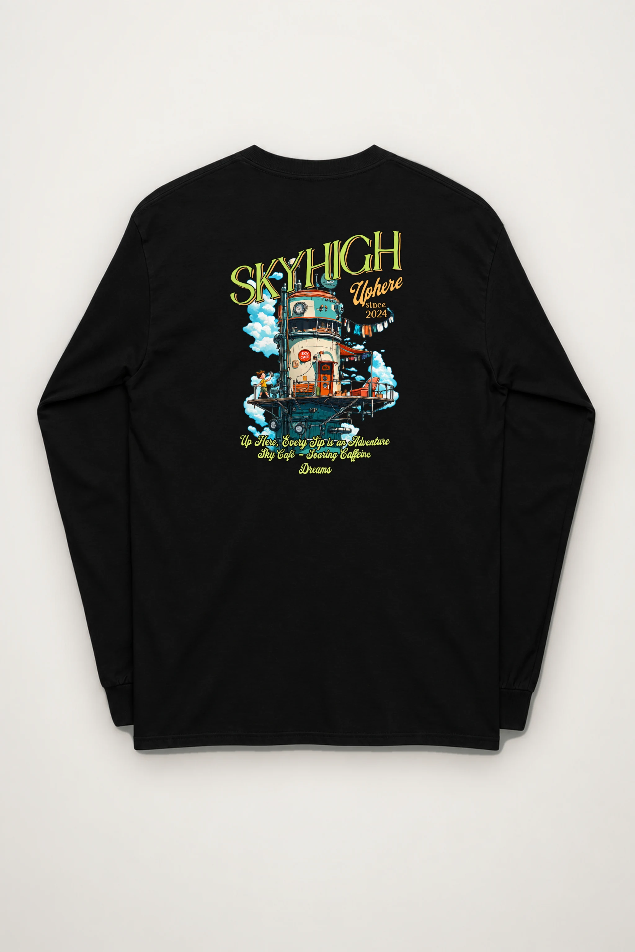 "Sky Cafe Dreams" Unisex Longsleeve T-shirt