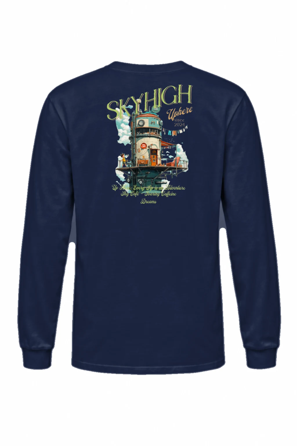 "Sky Cafe Dreams" Unisex Longsleeve T-shirt | Gildan 2400