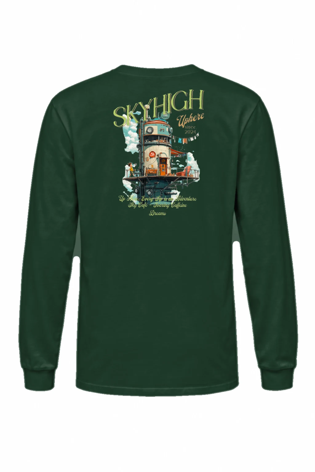 "Sky Cafe Dreams" Unisex Longsleeve T-shirt | Gildan 2400