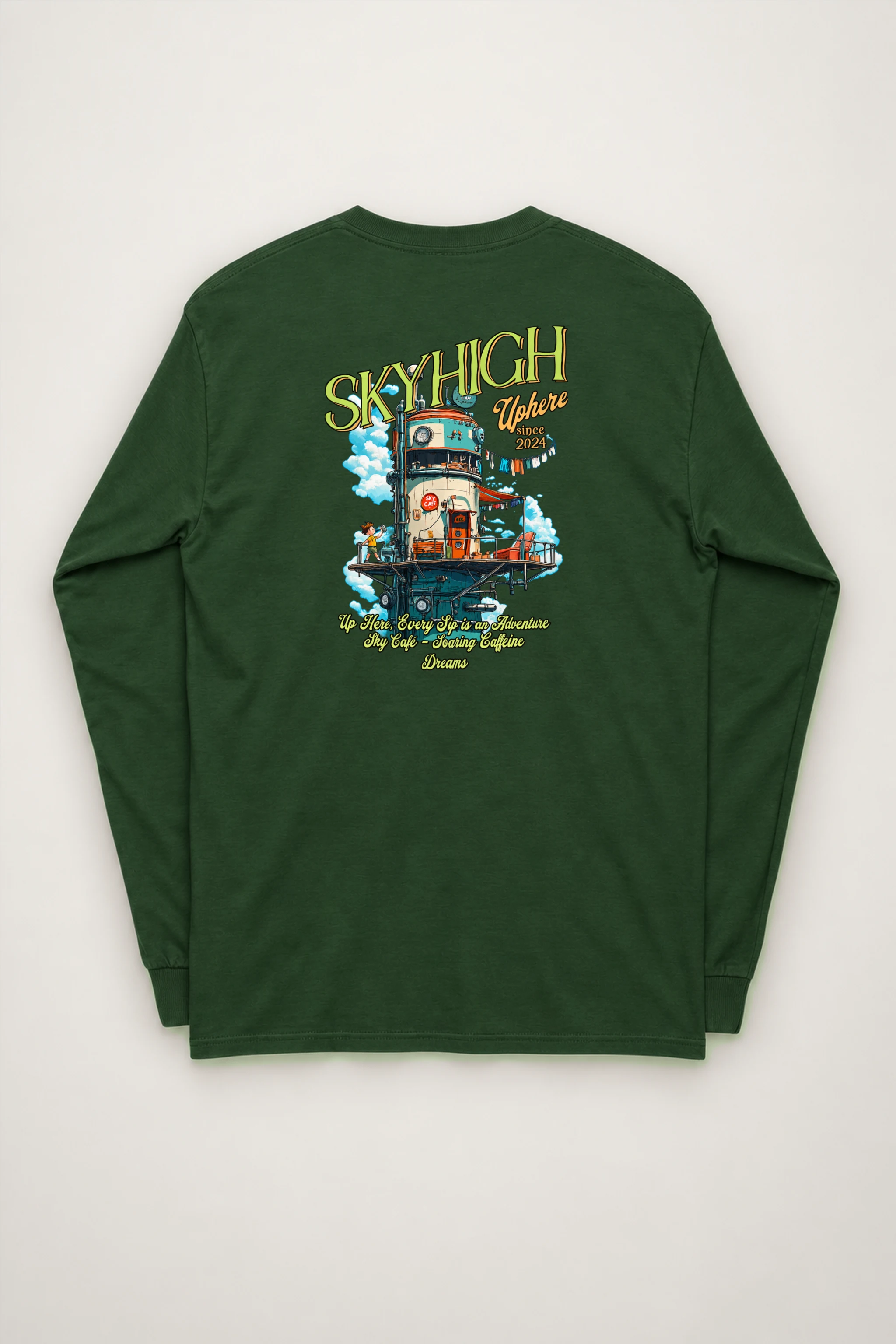 "Sky Cafe Dreams" Unisex Longsleeve T-shirt