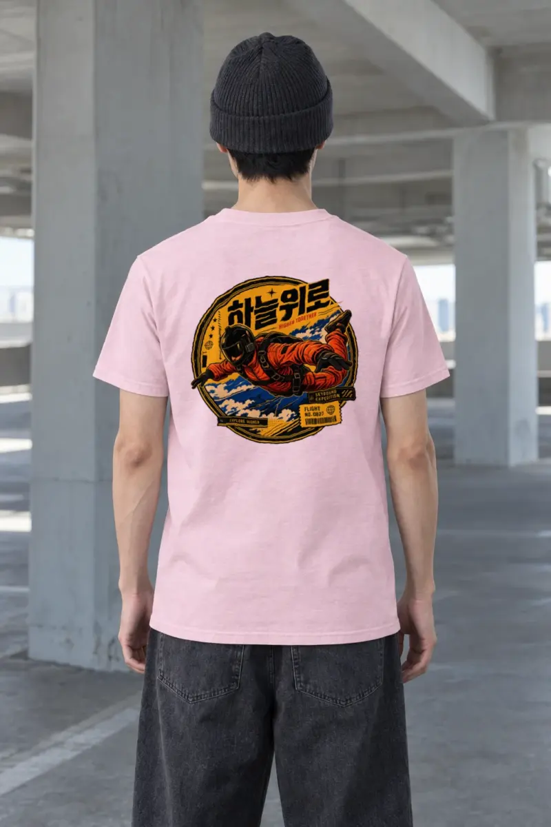 "Skybound Expedition" Heavyweight Unisex Crewneck T-shirt